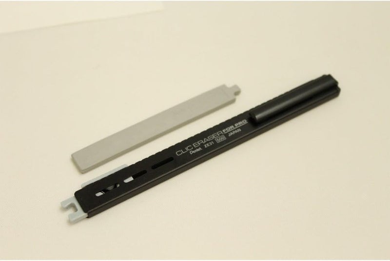 Pentel ZE31-A Rectangle Holder Eraser, Click Eraser, Product Size: 0.5 x 0.3 x 4.8 inches (14 x 8 x 122 mm), 0.3 oz (9 g), Black - Image 4